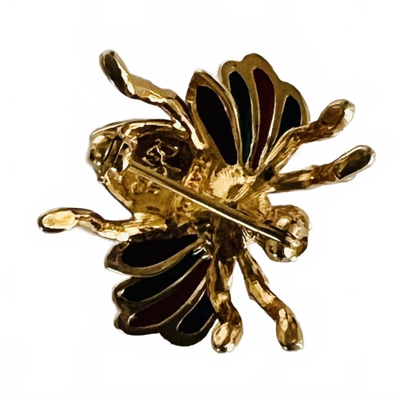 Joan Rivers Colorful Bee Brooch - Picture 7 of 8